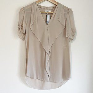Babaton | 100% Silk | Tinsley Blouse | Cairo | XS